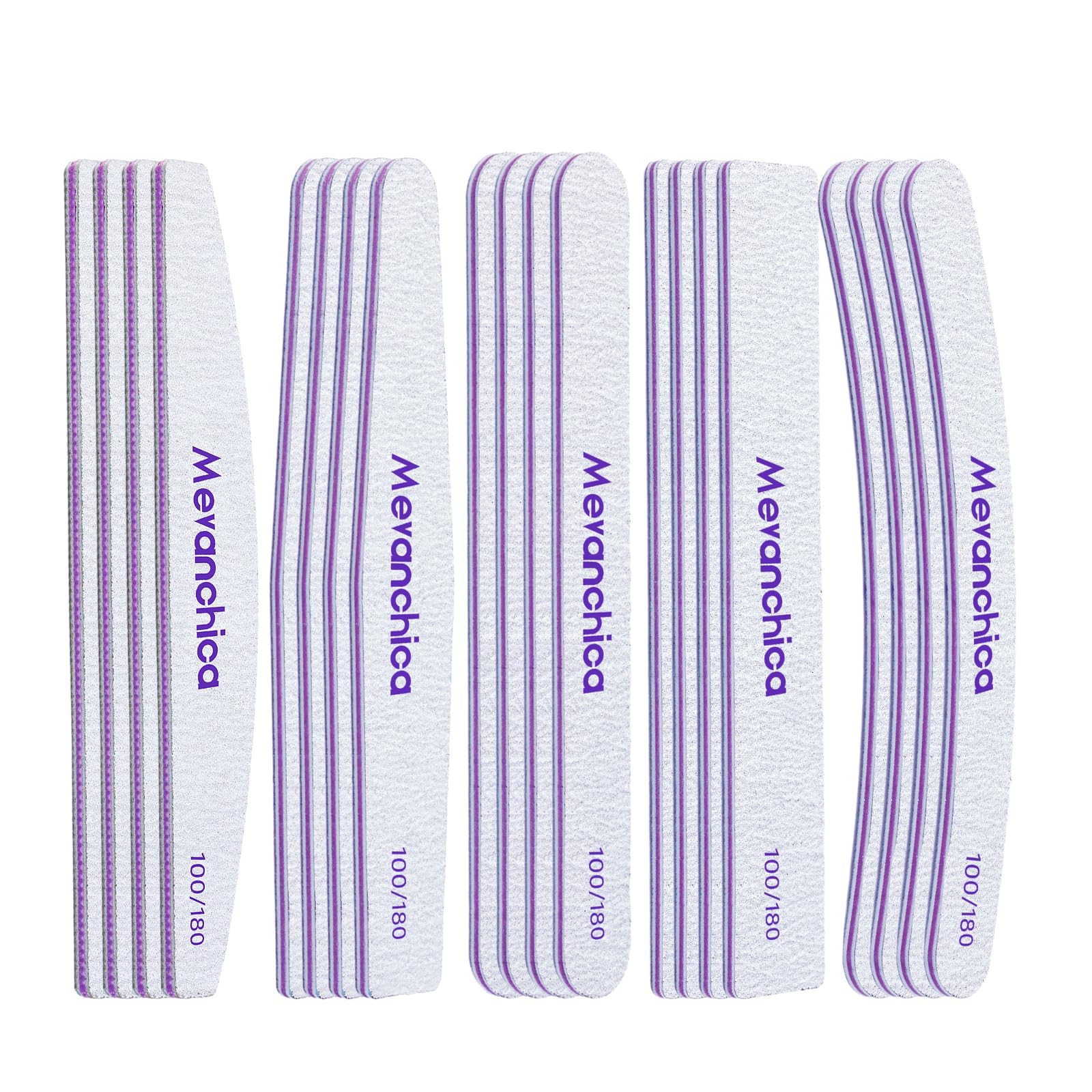 mfsix nail＊お値下げ不可ネイルパーツセット 多色 さまざまな形 Amazon.com : Mevanchica Nail File Set, Acrylic, Soft and Flexible